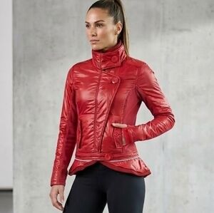 Lululemon Power Pedal Red Jacket Size 8